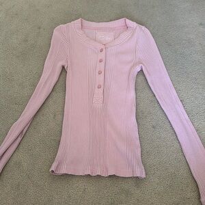 light pink aerie long sleeve